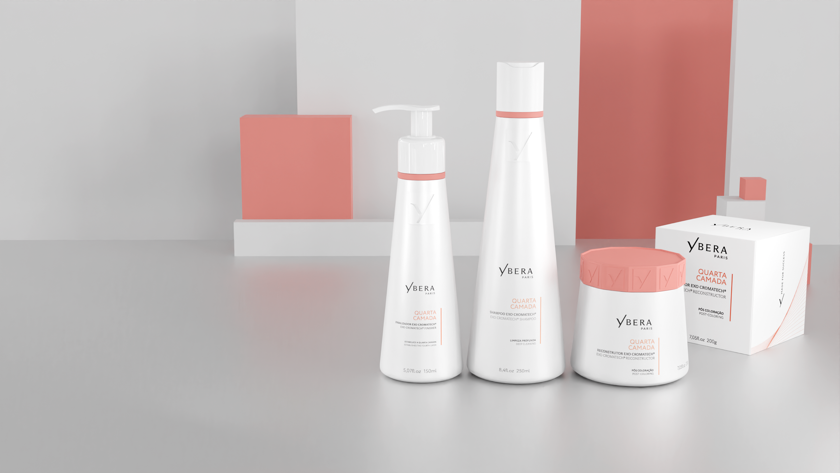 Quarta Camada EXO CROMATECH® - Kit Shampoo 250ml + Máscara 200gr