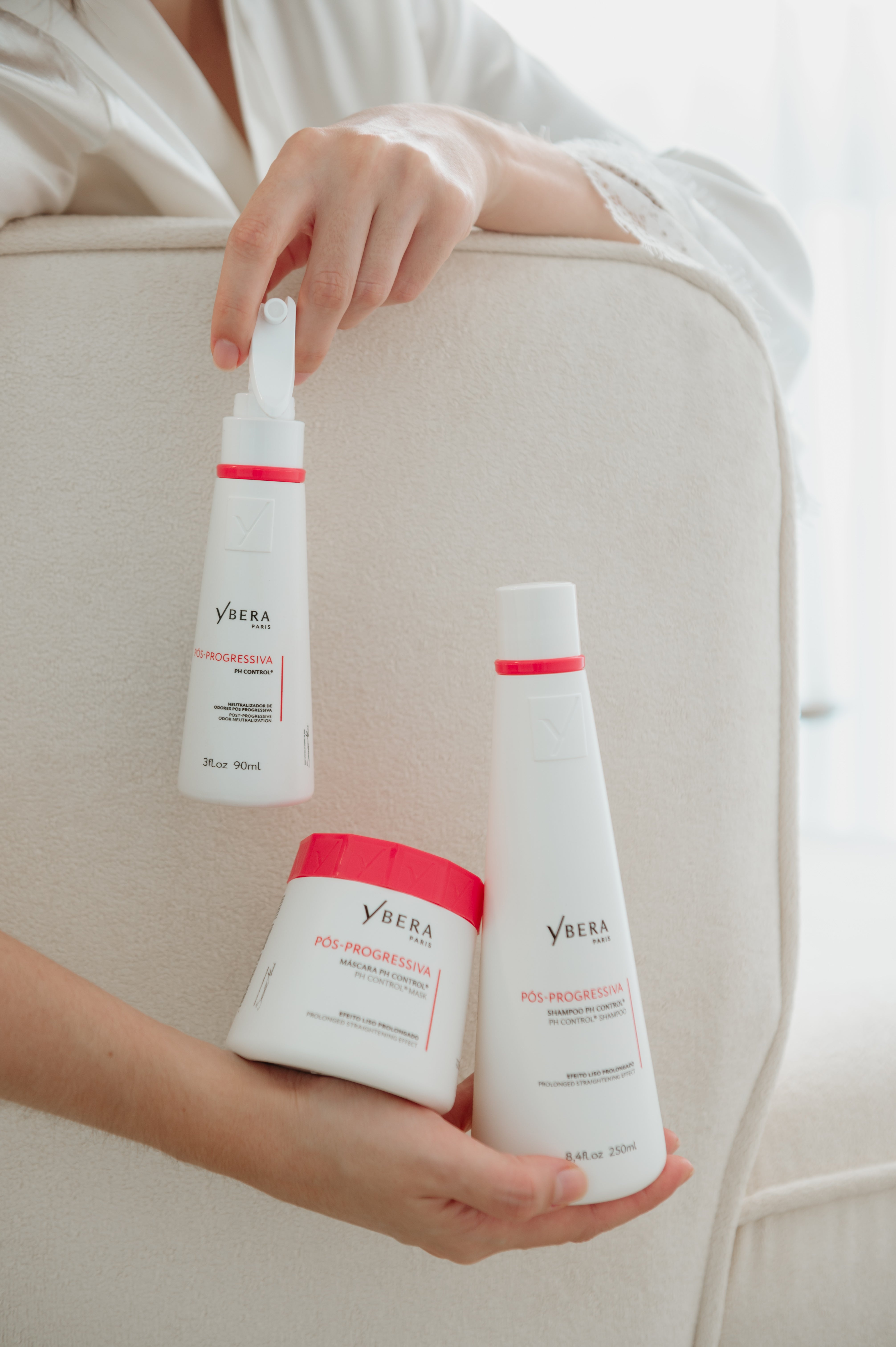 Kit Home Care Pos-Progressiva + pH Control 90ml + Alisado Fashion Gold 300gr