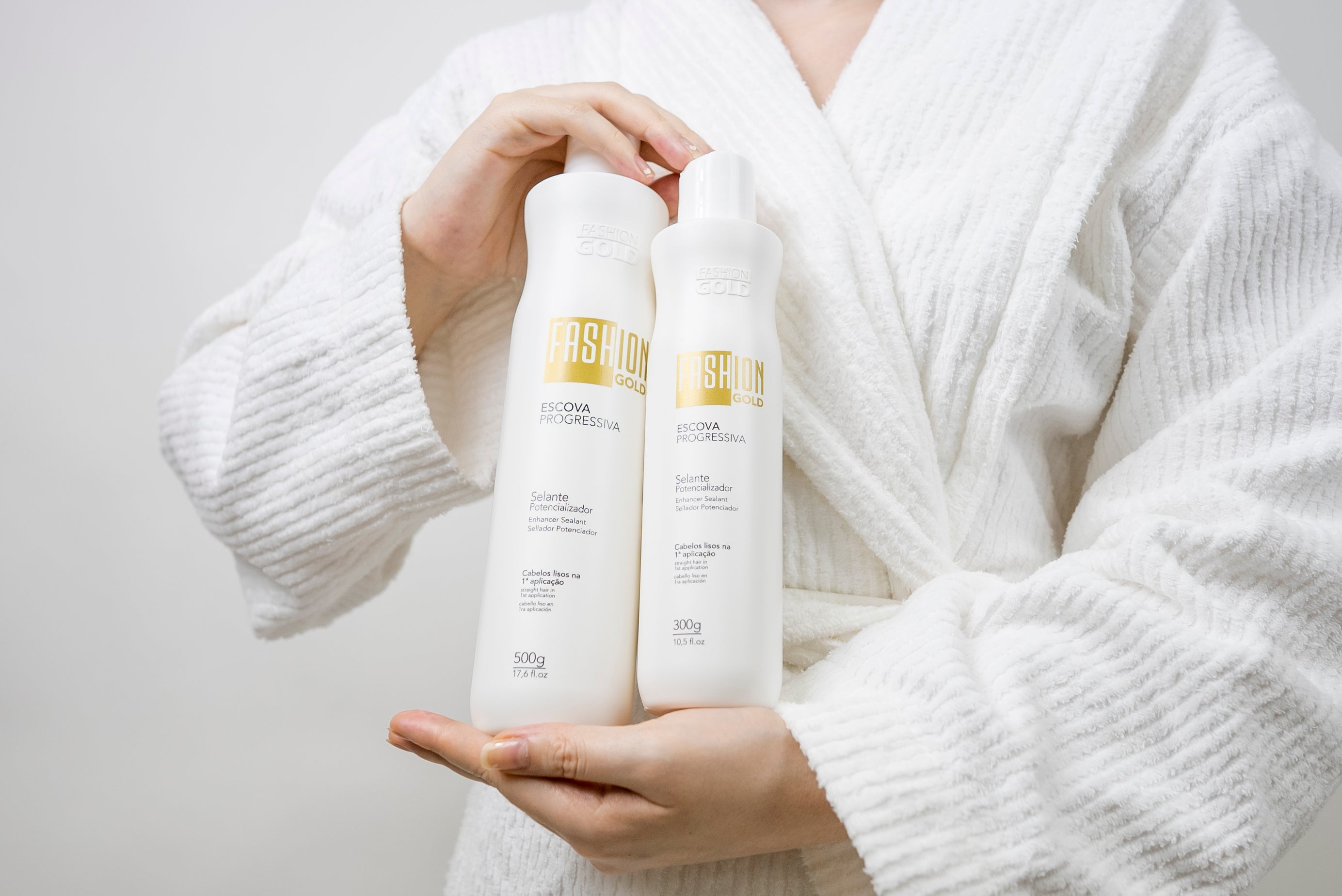 Kit Home Care Pos-Progressiva + pH Control 90ml + Alisado Fashion Gold 300gr