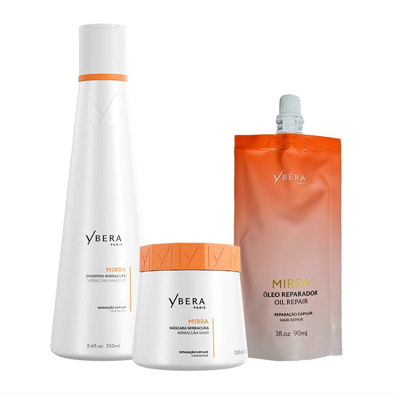 Mirra - Kit Shampoo 250ml + Mask 200gr + Mirra Sachet 90ml