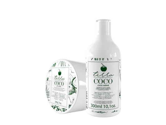 Kit TerraCoco - Shampoo 300 ml + Mask 200 gr