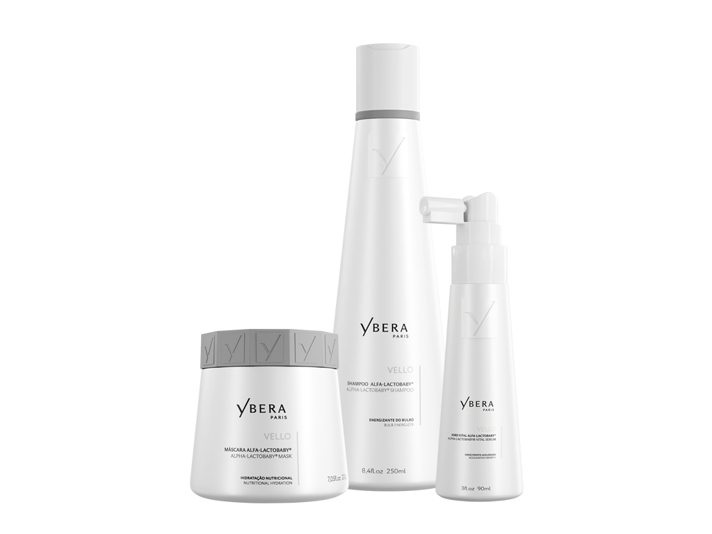 Vello ALFA-ACTOBABY® - Kit Shampoo 250ml + Máscara 200gr + Serum 90ml