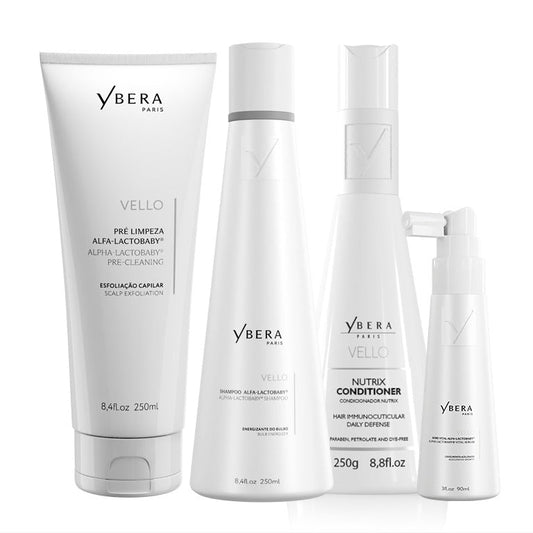 Kit Vello -PreCleaning+ Shampoo + Conditioner 250 ml + Serum 90 ml (Copy)