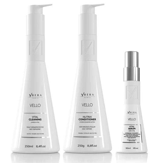 Kit Vello - Shampoo + Conditioner 250 ml + Serum 90 ml